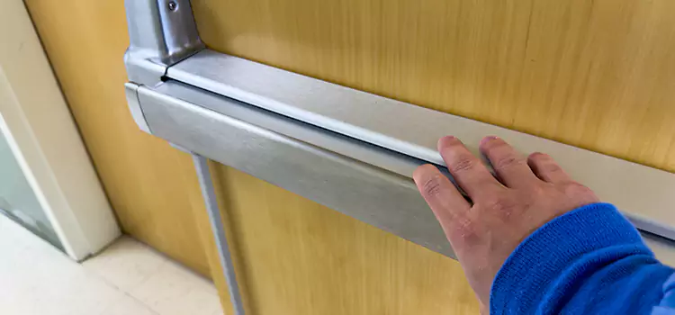 Installing a Push Bar on a Door Irondequoit